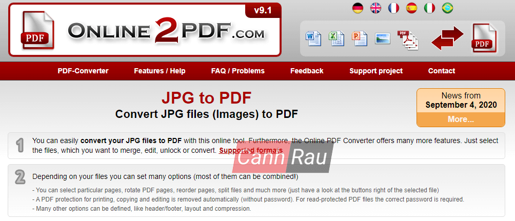 Phần mềm chuyển file ảnh sang PDF hình 9