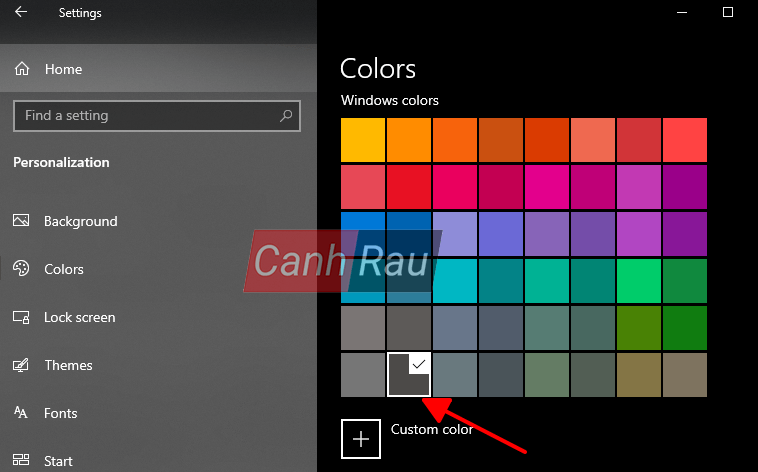 Cách bật Dark Mode Windows 10 hình 4