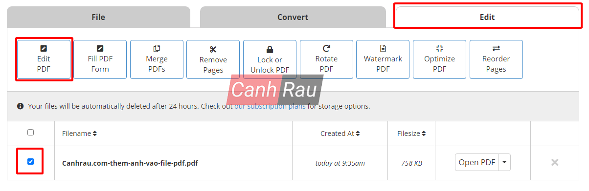 Cách chèn hình ảnh vào file PDF hình 8