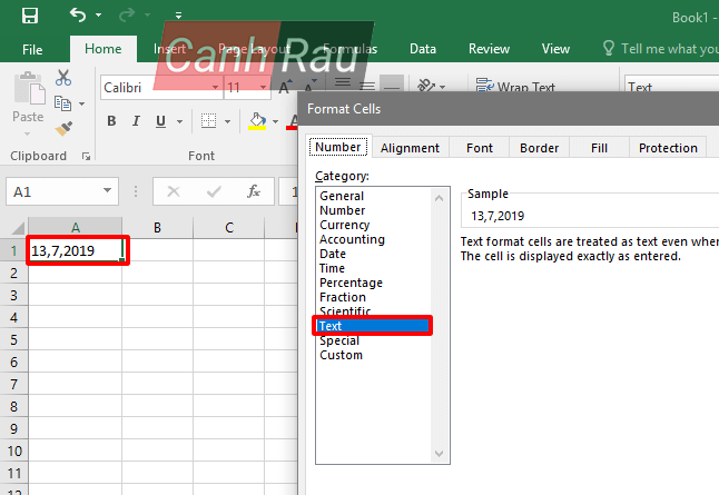 Cách định dạng ngày tháng trong Excel hình 11
