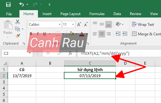 Cách định dạng ngày tháng trong Excel hình 8