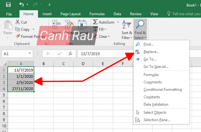 Cách định dạng ngày tháng trong Excel hình 9