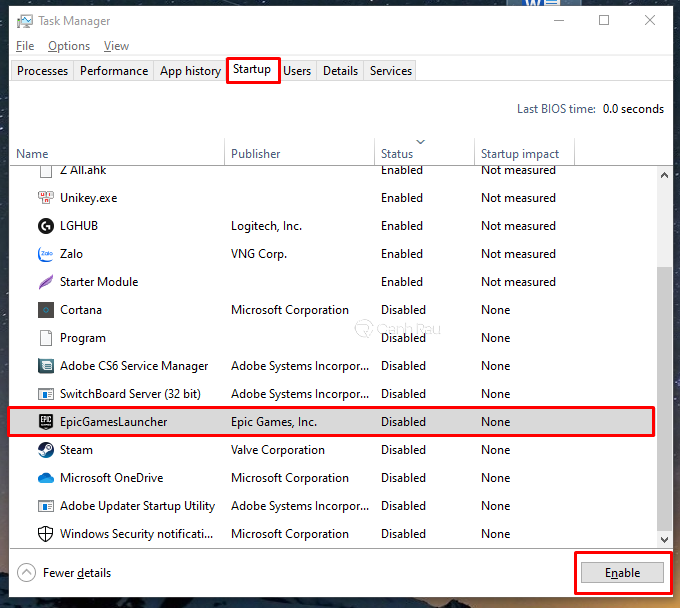 Cách tắt các ứng dụng tự động khởi động trong Windows 7 Hình 2