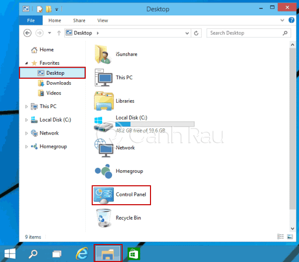 Hướng dẫn cách mở Control Panel trong Windows 10 Hình 4