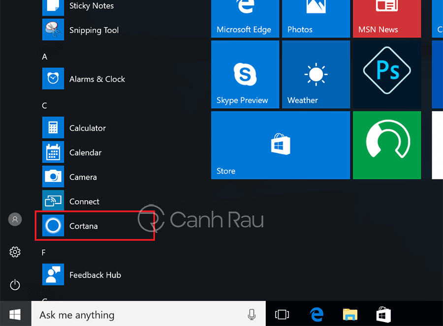 Hướng dẫn sử dụng Cortana trên Windows 10 hình 7