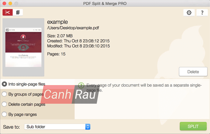 Phần mềm cắt file PDF hình 10