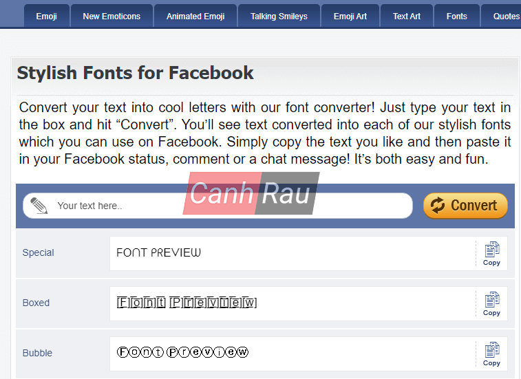 Cách thay đổi font chữ tren Facebook hình 7