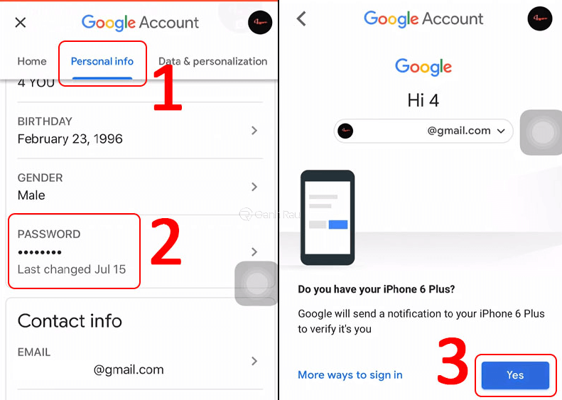 Hướng dẫn cách đổi mật khẩu Gmail hình 15