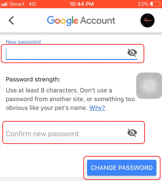 Hướng dẫn cách đổi mật khẩu Gmail hình 16