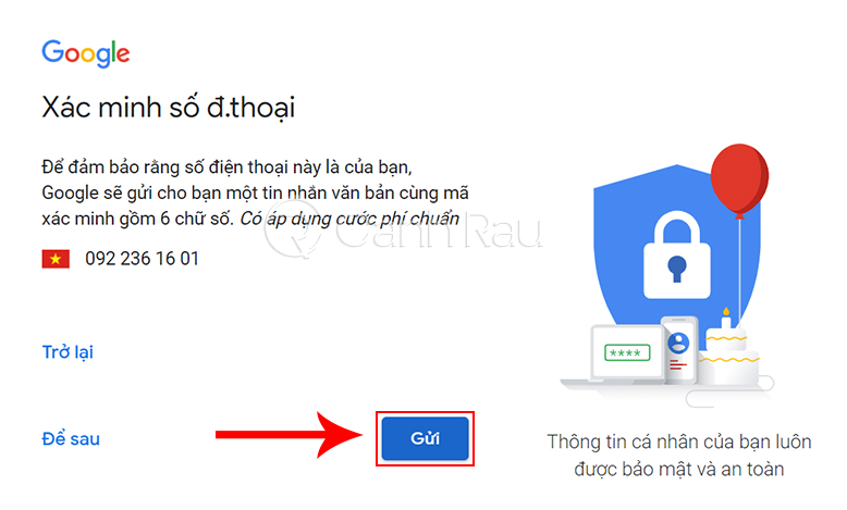 Hướng dẫn cách tạo địa chỉ Gmail mới hình 3