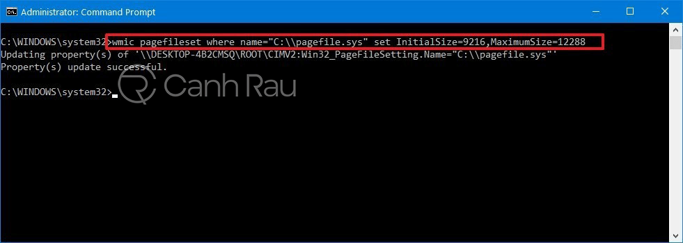 Cách set RAM ảo cho Windows 10 hình 11