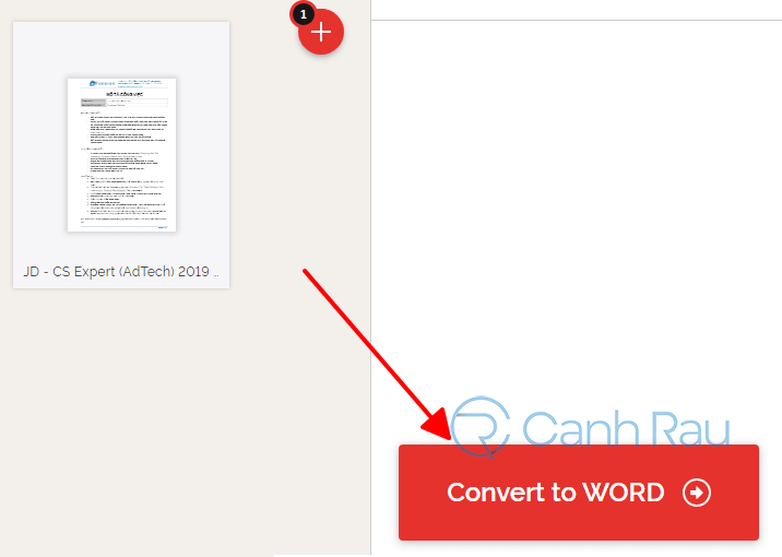 Phần mềm chuyển PDF sang Word không bị lỗi font hình 12