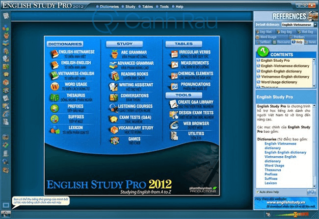 Phần mềm học Tiếng Anh trên máy tính hình 2