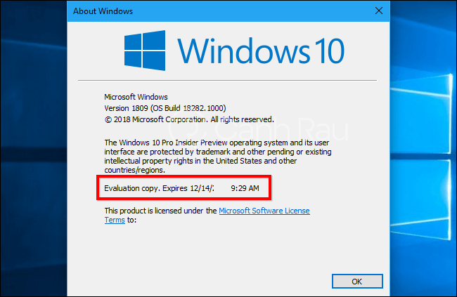 Cách kiểm tra thời hạn bản quyền Windows 10 hình 6