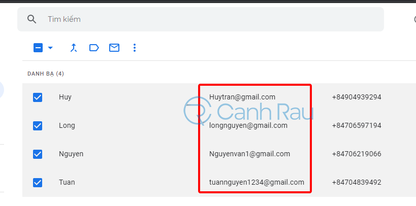 Cách tạo nhóm trong Gmail hình 3
