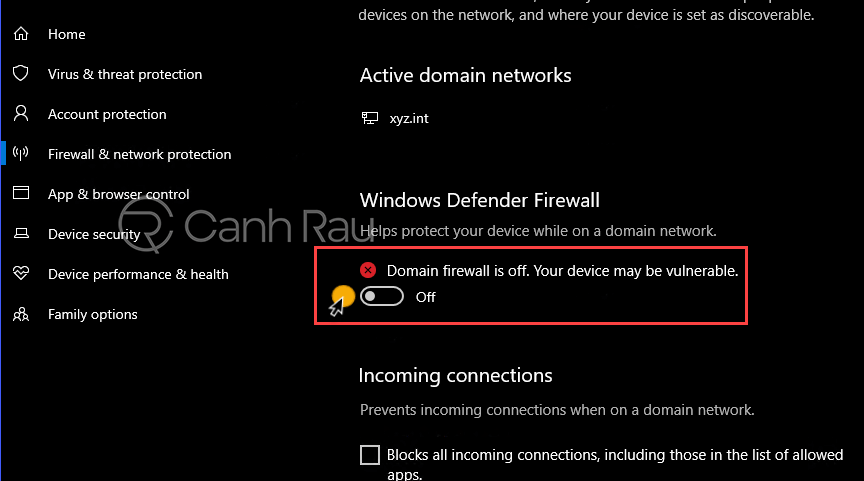 Cách tắt tường lửa Windows 10 hình 24