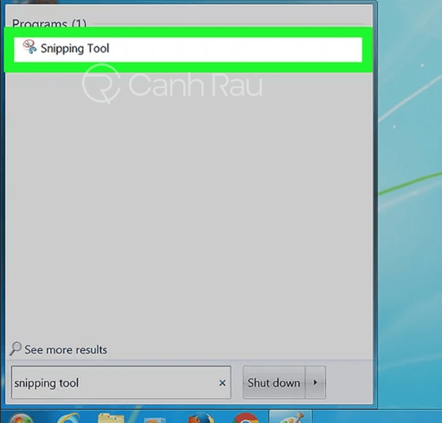 Cách chụp ảnh màn hình máy tính Windows 7 6