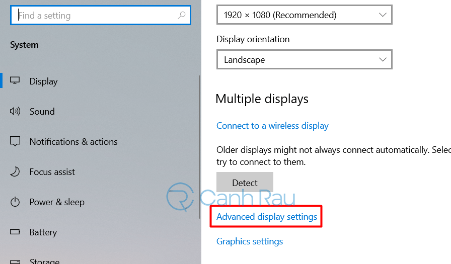 Cách điều chỉnh kích thước phông chữ trên Windows 10 màn hình 16