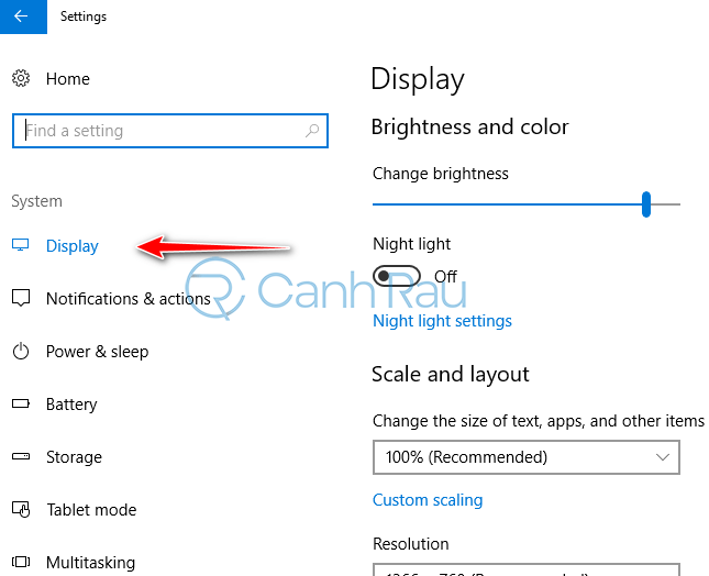 Cách chỉnh cỡ chữ trên màn hình Windows 10 hình 3