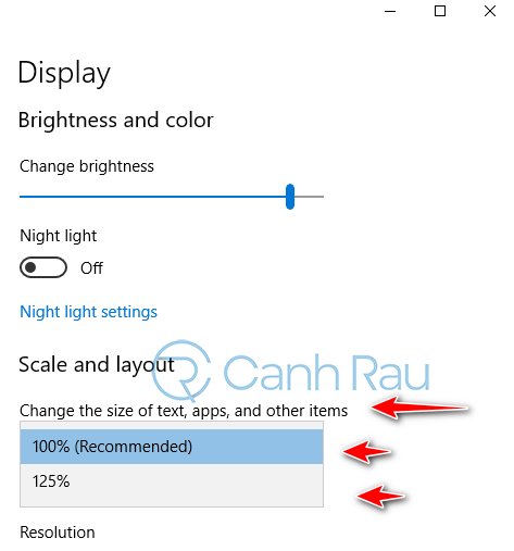 Cách chỉnh cỡ chữ trên màn hình Windows 10 hình 4