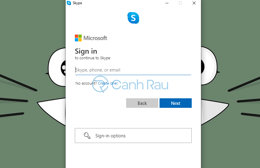 Cách đăng nhập Skype hình 3