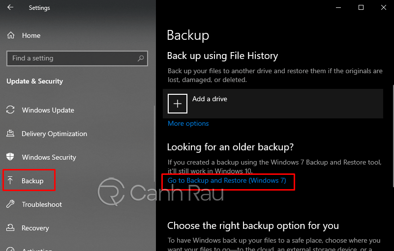 Hướng dẫn cách backup dữ liệu Windows 10 hình 13
