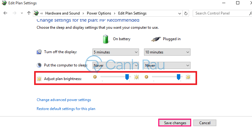 Hướng dẫn cách chỉnh độ sáng màn hình máy tính Windows 10 hình 9