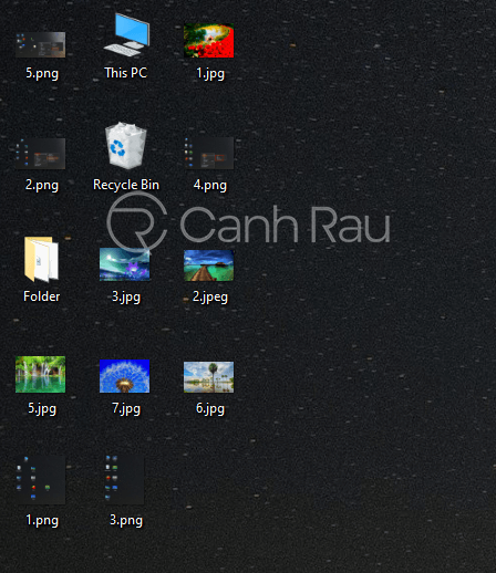 Hướng dẫn cách sắp xếp icon trên Desktop Windows 10 hình 6