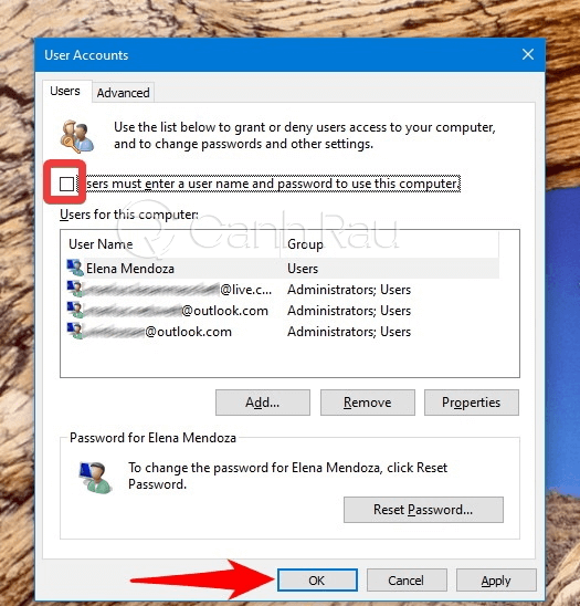 Cách bỏ qua hình ảnh màn hình đăng nhập Windows 10 2