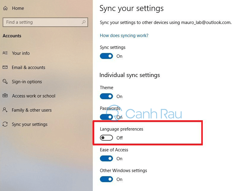 Cách thay đổi cài đặt ngôn ngữ trong Windows 10 hình 3