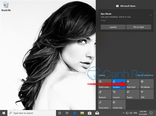 Hướng dẫn bật chế độ ban đêm Night Light cho Windows 10 hình 9