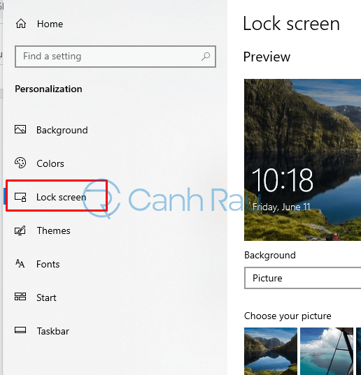 Hướng dẫn cách cài đặt màn hình chờ máy tính Windows 10 hình 2