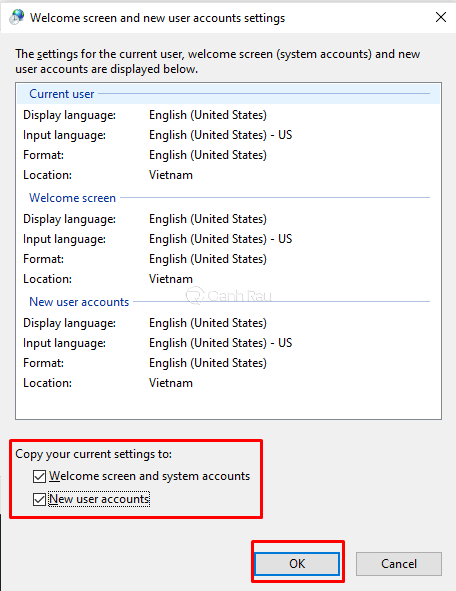 Hướng dẫn cách đổi ngôn ngữ trên Windows 10 hình 6