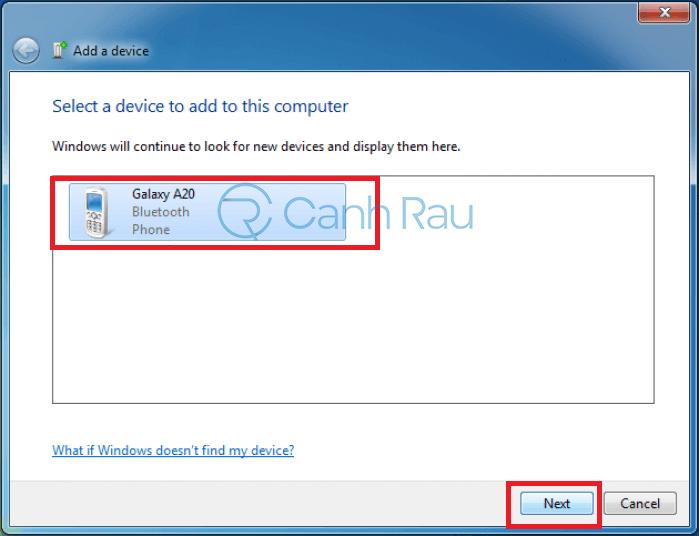 Hướng dẫn cách kết nối Bluetooth trên Windows 7 hình 9