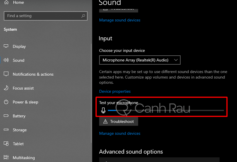 Hướng dẫn cách test Microphone trên Windows 10 hình 4