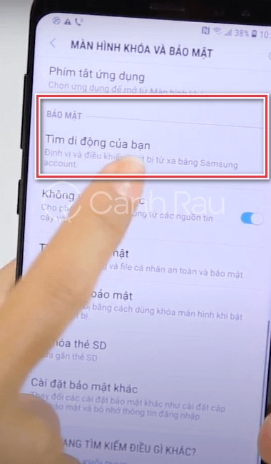 Hướng dẫn cách tìm điện thoại Samsung hình 3