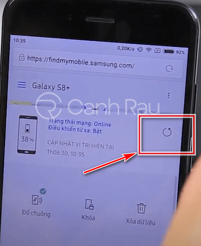 Hướng dẫn cách tìm điện thoại Samsung hình 5