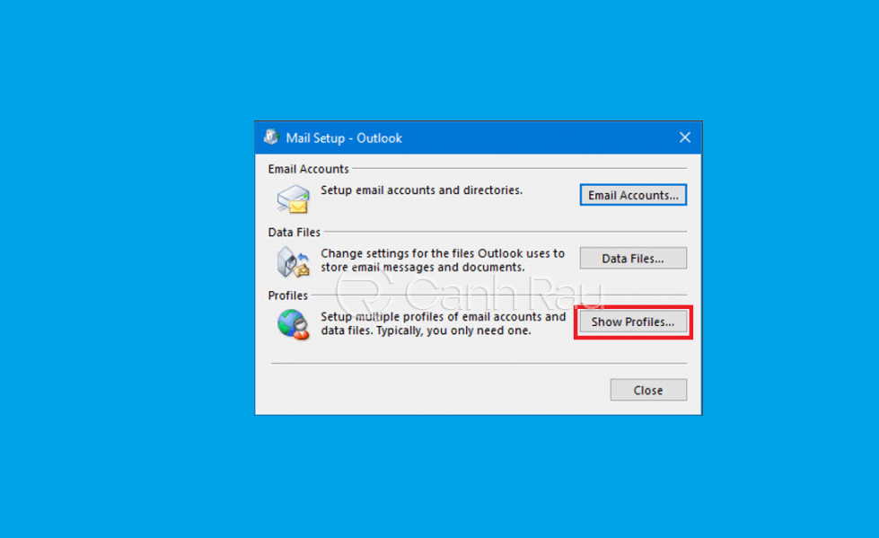 Hướng dẫn sửa lỗi Outlook không nhận được mail hình 15