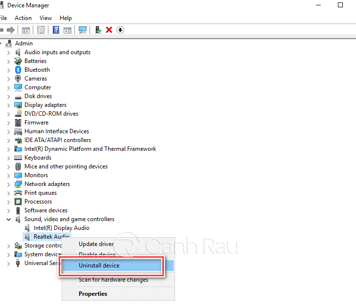 Sửa lỗi máy tính Windows 10 không nhận tai nghe hình 11