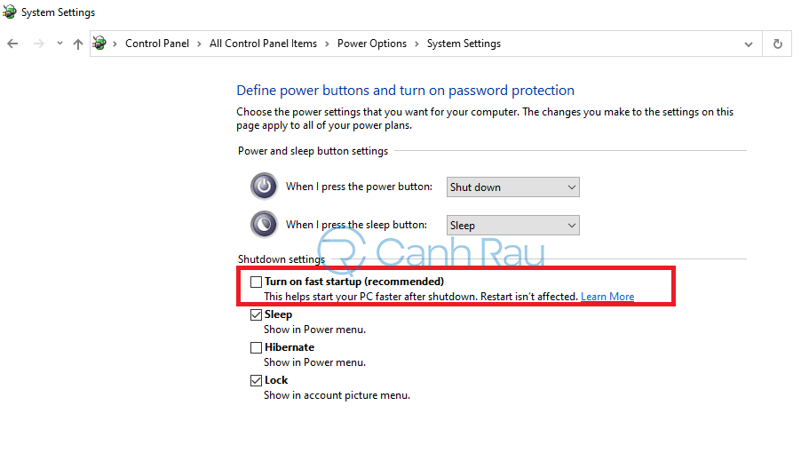 Sửa Lỗi Windows 10 Khởi Động Chậm 11