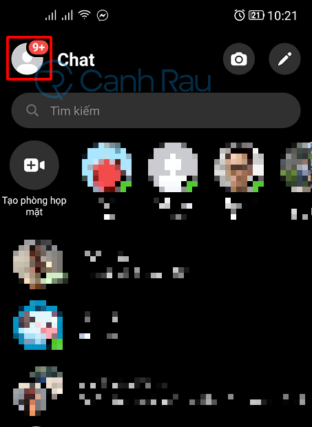 Cách bỏ ẩn tin nhắn trên Messenger hình 1