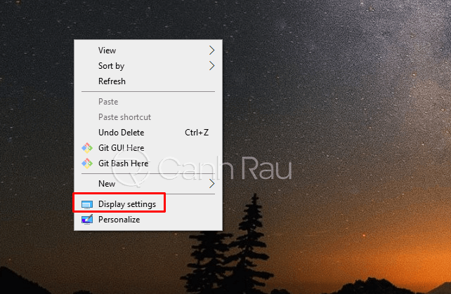 Cách điều chỉnh độ phân giải màn hình Windows 10 1