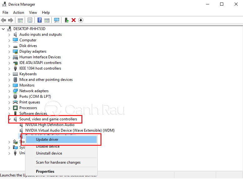 Hướng dẫn sửa lỗi the speakers not plugged in Windows 10 hình 9