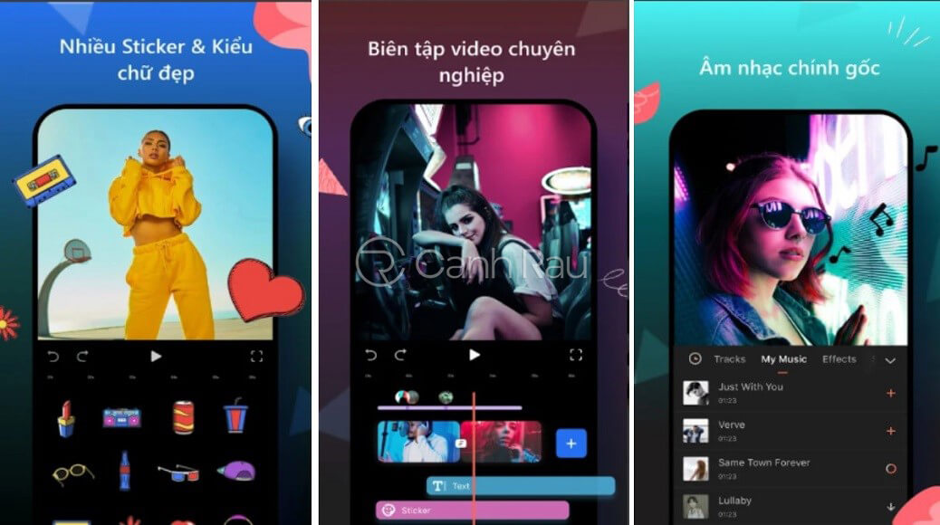 Các app edit video trên điện thoại hình 5