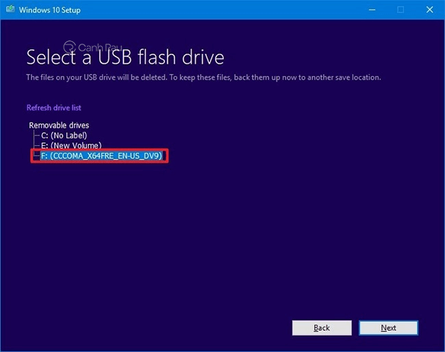Cách tạo USB cài đặt Windows 10 Hình 5