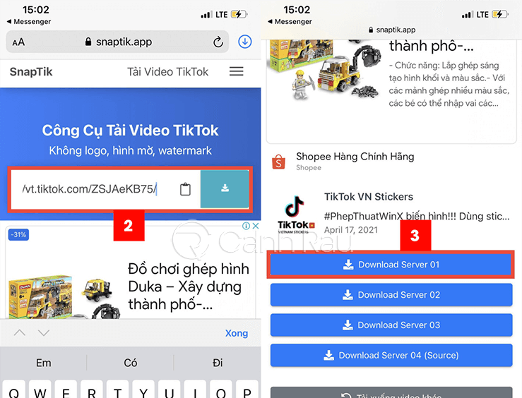 Hướng dẫn cách tải video Tiktok không logo hình 4