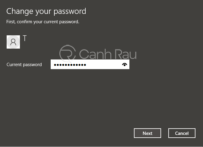 Hướng dẫn cách đổi mật khẩu máy tính Windows 10 hình 4