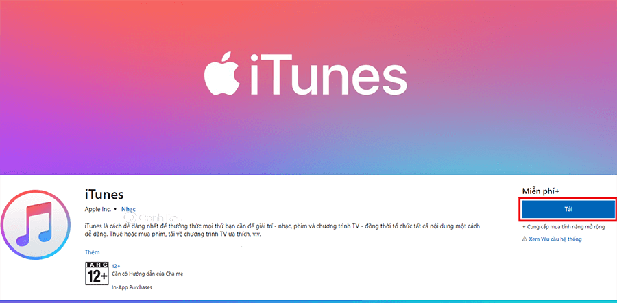 Hướng dẫn download iTunes cho Windows 10 hình 2