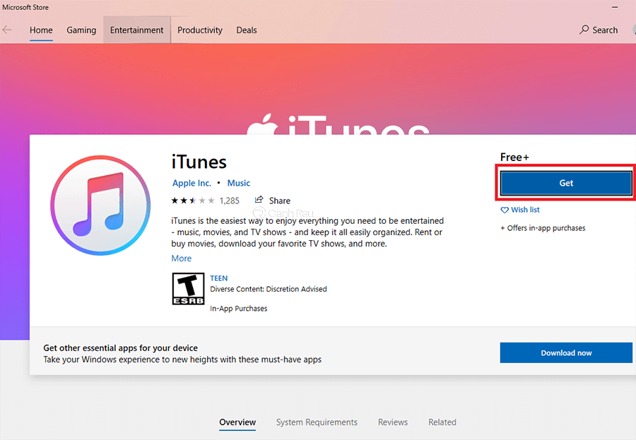 Hướng dẫn download iTunes cho Windows 10 hình 3