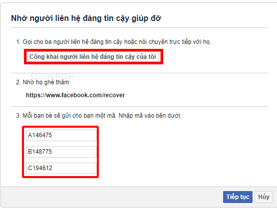 Hướng dẫn lấy lại mật khẩu Facebook không cần email và số điện thoại hình 9